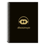 Caderno Colegial Profissoes Preto