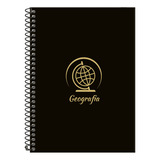 Caderno Colegial Profissoes Preto