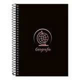 Caderno Colegial Profissoes Preto