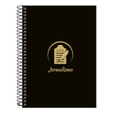 Caderno Colegial Profissoes Preto