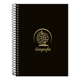 Caderno Colegial Profissoes Preto