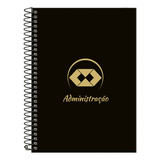 Caderno Colegial Profissoes Preto