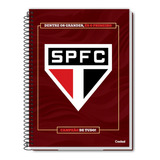 Caderno Credeal Spfc 160 Folhas Listradas 10 Assuntos Unidade X 1 27.5cm X 20cm Cor Campeão