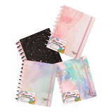 Caderno Disco Marmorizado Inteligente