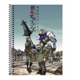 Caderno Escolar Mobile Suit Gundam 20 Mat 400fls Capa Dura