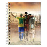 Caderno Futebol Capa Dura 20 Matérias 320 Fls