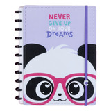 Caderno Inteligente Pandalu By Luluca Grande 80 Folhas Panda