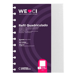Caderno Inteligente Refil Grande Quadriculado 90g