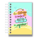 Caderno Lettering A5 Com 100 Folhas A0986