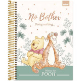 Caderno Spiral Universitario Pooh Volta As Aulas 10 Materias