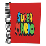 Caderno Universitaria Super Mario