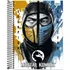 Caderno Universitário 20 Matérias 320fls Mortal Kombat Cd Cor Vinho