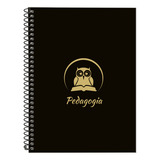 Caderno Universitario Profissoes Preto