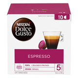 Café Em Capsulas Dolce Gusto Espresso 10 Unidades Nescafé