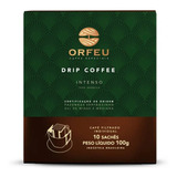Café Filtrado Intenso Orfeu Drip Coffee Caixa 100g 10 Unidades