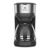 Cafeteira Elétrica Ecm20 30 Xícaras Efficient Função Manter Aquecido Cor Inox Preta Electrolux 220v