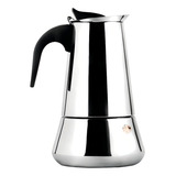 Cafeteira Italiana Moka Expresso Edicasa 9 Xícaras Manual Aço Inox 450ml Chaleira De Fogão Prática E Segura