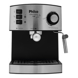 Cafeteira Philco Coffee Express 15bar Filtro Permanente 127v Cor Preto/prata