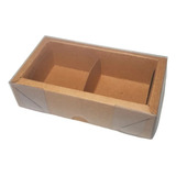 Caixa 2 Pão De Mel Kraft 6 2x12 8x4cm 5 Unidades   Assk