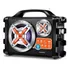 Caixa Amplificada Mondial Thunder Ix Biv Preto/laranja