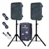 Caixa Amplificada Profissional 8 1000w Bluetooth Mixer Cor Preto 110v/220v