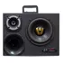 Caixa Amplificada Trio Sub 8  300rms Som Automotivo Bt Usb