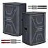 Caixa Ativa + Passiva Oneal 15'' Opb-1315r Ob-1315r Bivolt Cor Preto 110v/220v