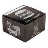 Caixa Box Embalagem Para Hambúrguer Artesanal Verde 300un