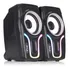 Caixa Caixinha De Som Knup Portátil Pc Gamer  Usb P2 Rgb