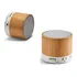 Caixa Caixinha De Som Multimídia Bambu Bluetooth E Microsd