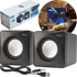 Caixa Caixinha De Som Para Computador Notebook Pc 6w Usb P2
