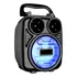 Caixa Caixinha Som Portátil Bluetooth Recarregavel 110v/220v Rgb Potente Top Preto/detalhe Sortido