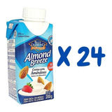 Caixa Com 24 Unidades Decreme De Amêndoas Almond Breeze 200g
