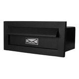 Caixa Correio Carta Preto