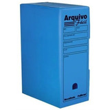 Caixa De Arquivo Morto 250x130x350mm Polibras C 10 Azul