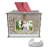 Caixa De Cartão De Casamento Caixa De Cartão Rústica Com Dec