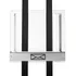 Caixa De Correio Grade Vertical Branca Fosca Tarja Inox Full