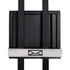 Caixa De Correio Grade Vertical Preto Fosco Tarja Inox Full