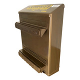 Caixa De Correio Pvc P  Grade P  Revista E Jornal Cor Bronze