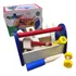 Caixa De Ferramentas Madeira Infantil Brinquedo Educativo