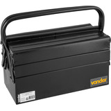 Caixa De Ferramentas Sanfonada 5 Gavetas 40cm 25kg Vonder Cor Preto