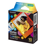 Caixa De Filmes Instax Square Rainbow X 10