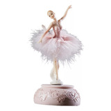 Caixa De Música Bailarina Rosa Dançando Menina Cisne Lago Ca