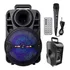 Caixa De Musica Pendrive Potente 2000w A Bateria Luz De Led