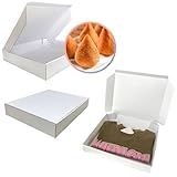 Caixa De Papelão Branca Para Roupas E Salgados 30x25x5cm 100 Caixas
