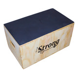 Caixa De Salto Strongfit 3 Em 1   Resistente 150kg