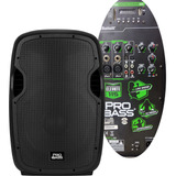 Caixa De Som Amplificada Probass 15  Elevate 115 Xlr p10 New