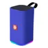 Caixa De Som Azul Bluetooth Sem Fio Led Rgb Usb Micro Sd Fm 110v/220v