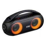 Caixa De Som Bluetooth 5.1 40w Fam Tws Fm Ultra Bass