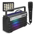 Caixa De Som Bluetooth Carregamento Solar Laterna Emergencia Cor Preto 110v/220v